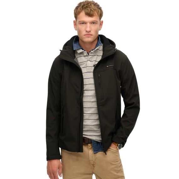 Superdry Ανδρικό Μπουφάν Soft Shell Trekker M5012103A-02A Black - ΝΕΕΣ ΠΑΡΑΛΑΒΕΣ στο Bodyman