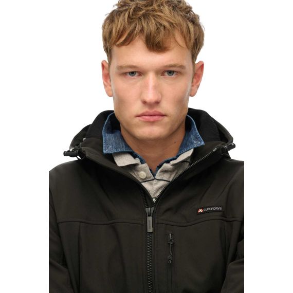 Superdry Ανδρικό Μπουφάν Soft Shell Trekker M5012103A-02A Black - ΝΕΕΣ ΠΑΡΑΛΑΒΕΣ στο Bodyman