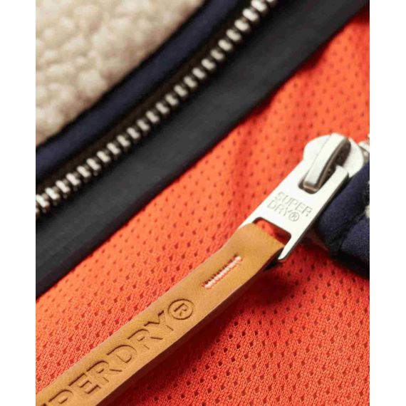 Superdry Ανδρική Ζακέτα Πρόβατο M2014141A-1LG Vintage Retro Zip Fleece - ΝΕΕΣ ΠΑΡΑΛΑΒΕΣ στο Bodyman
