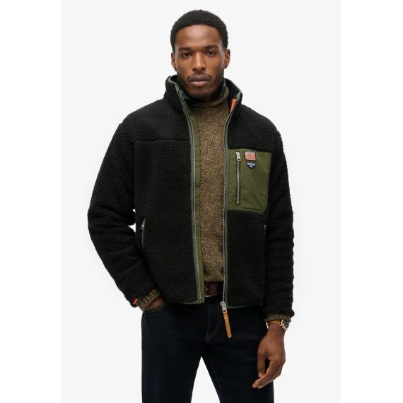 Superdry Ανδρική Ζακέτα Πρόβατο M2014141A-02A Vintage Retro Zip Fleece - ΝΕΕΣ ΠΑΡΑΛΑΒΕΣ στο Bodyman