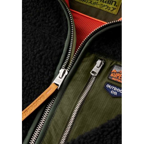 Superdry Ανδρική Ζακέτα Πρόβατο M2014141A-02A Vintage Retro Zip Fleece - ΝΕΕΣ ΠΑΡΑΛΑΒΕΣ στο Bodyman