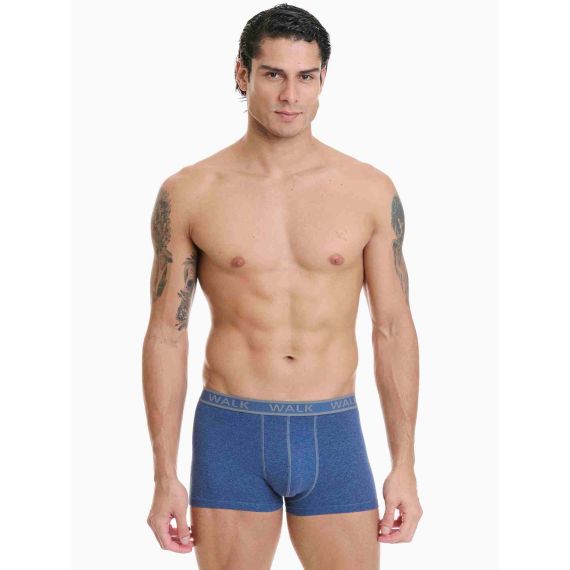 Walk Ανδρικά Boxer 2Pack W1756-0649 Blue Grey - ΝΕΕΣ ΠΑΡΑΛΑΒΕΣ στο Bodyman