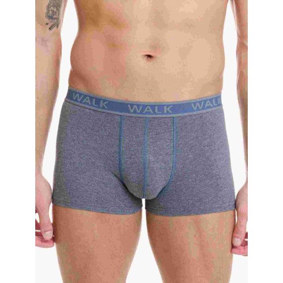 Walk Ανδρικά Boxer 2Pack W1756-0649 Blue Grey - ΝΕΕΣ ΠΑΡΑΛΑΒΕΣ στο Bodyman