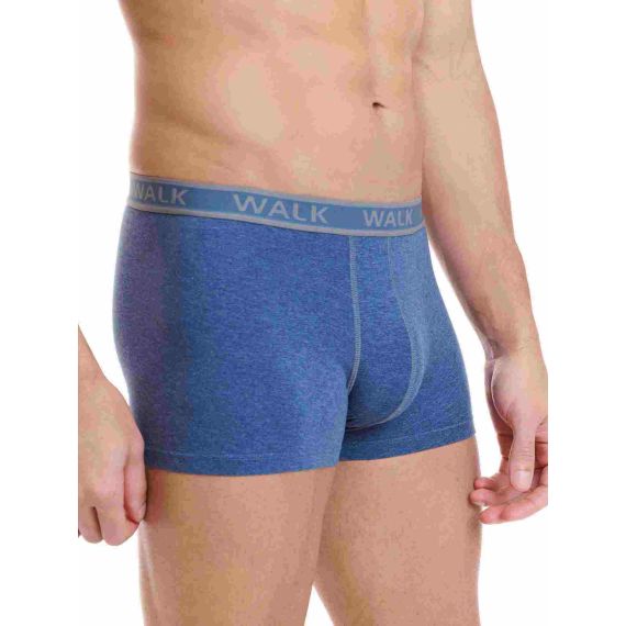 Walk Ανδρικά Boxer 2Pack W1756-0649 Blue Grey - ΝΕΕΣ ΠΑΡΑΛΑΒΕΣ στο Bodyman