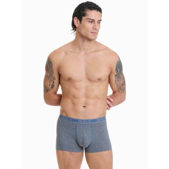 Walk Ανδρικά Boxer 2Pack W1756-0649 Blue Grey - ΝΕΕΣ ΠΑΡΑΛΑΒΕΣ στο Bodyman