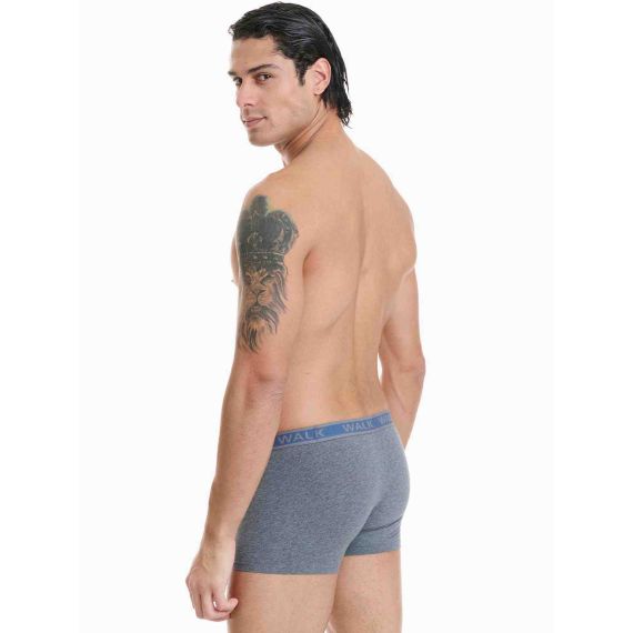 Walk Ανδρικά Boxer 2Pack W1756-0649 Blue Grey - ΝΕΕΣ ΠΑΡΑΛΑΒΕΣ στο Bodyman