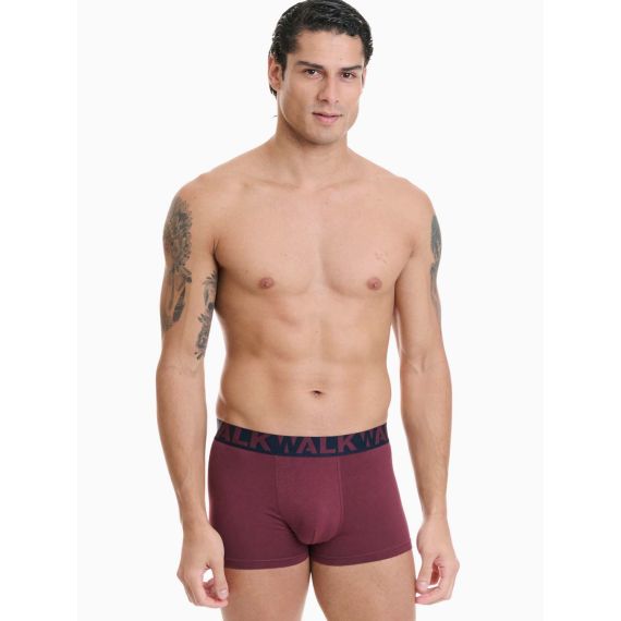 Walk Ανδρικά Boxer 2Pack W1755-1-0327 Blue Grena - ΝΕΕΣ ΠΑΡΑΛΑΒΕΣ στο Bodyman