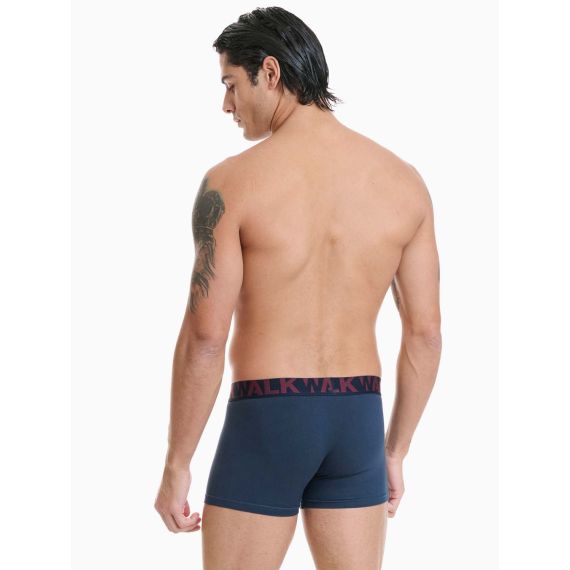Walk Ανδρικά Boxer 2Pack W1755-1-0327 Blue Grena - ΝΕΕΣ ΠΑΡΑΛΑΒΕΣ στο Bodyman