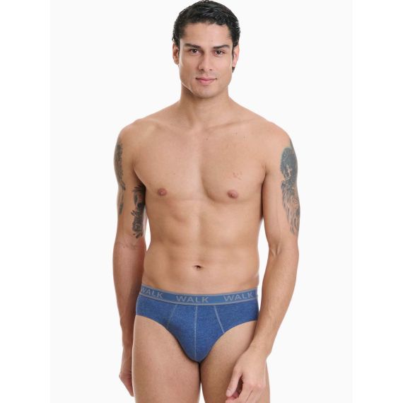 Walk Ανδρικά Slip 2Pack W1757-0649 Blue Grey - ΝΕΕΣ ΠΑΡΑΛΑΒΕΣ στο Bodyman