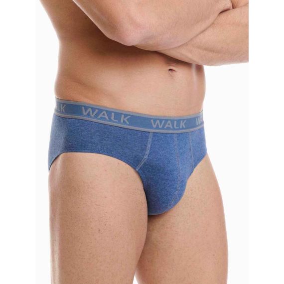 Walk Ανδρικά Slip 2Pack W1757-0649 Blue Grey - ΝΕΕΣ ΠΑΡΑΛΑΒΕΣ στο Bodyman