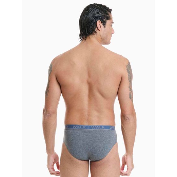 Walk Ανδρικά Slip 2Pack W1757-0649 Blue Grey - ΝΕΕΣ ΠΑΡΑΛΑΒΕΣ στο Bodyman