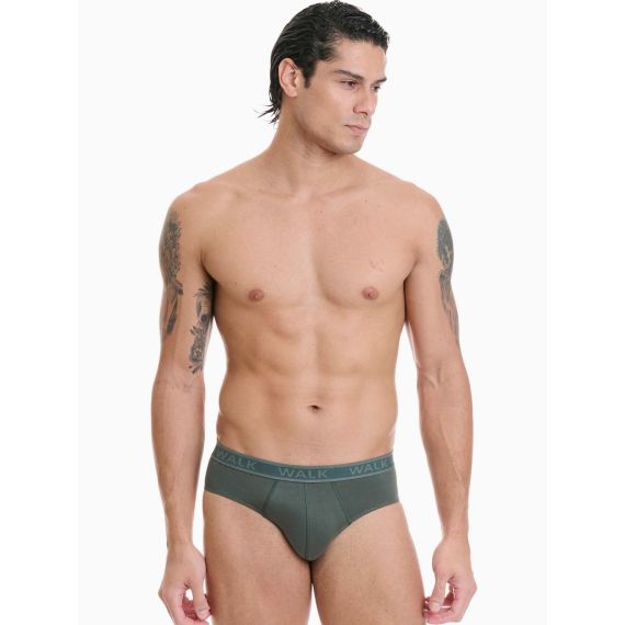 Walk Ανδρικά Slip 2Pack W1757-2440 Khaki Green - ΝΕΕΣ ΠΑΡΑΛΑΒΕΣ στο Bodyman