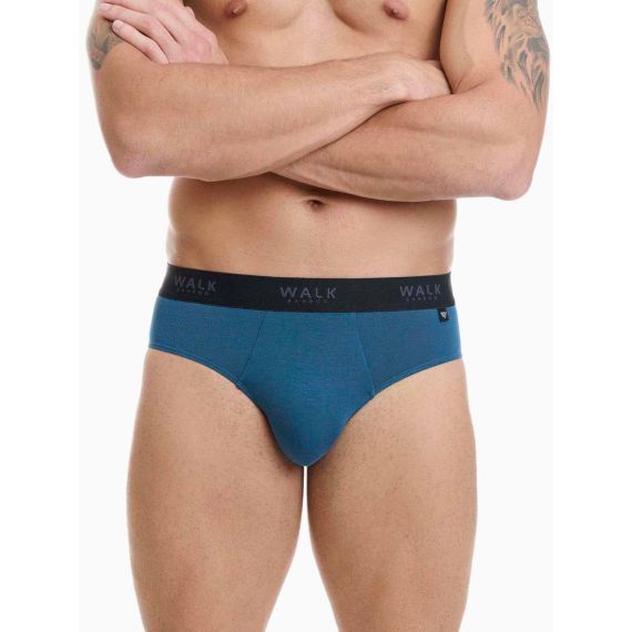Walk Ανδρικό Slip Bamboo W1775-87 Petrol - ΝΕΕΣ ΠΑΡΑΛΑΒΕΣ στο Bodyman