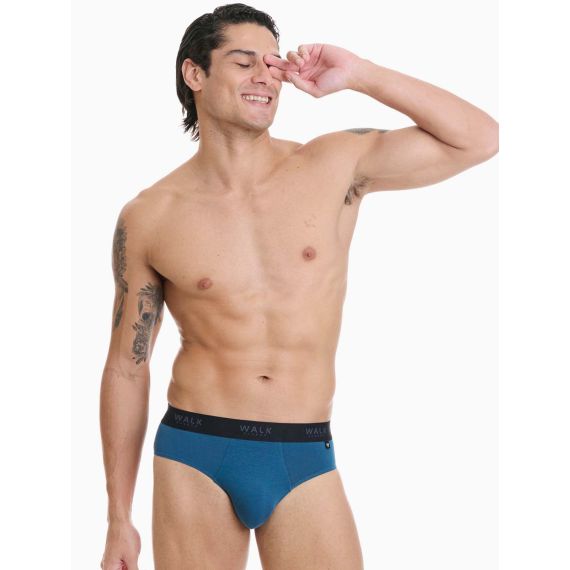 Walk Ανδρικό Slip Bamboo W1775-87 Petrol - ΝΕΕΣ ΠΑΡΑΛΑΒΕΣ στο Bodyman