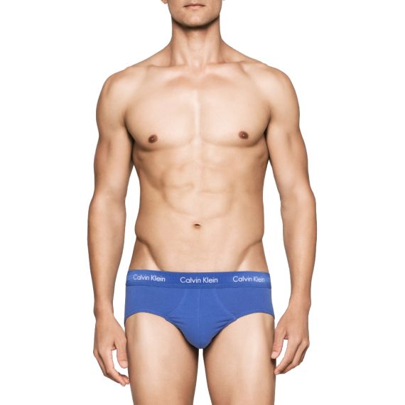 Calvin Klein 3 Pack Slip U2661G-4KU Black Blue Royal - Slip στο Bodyman