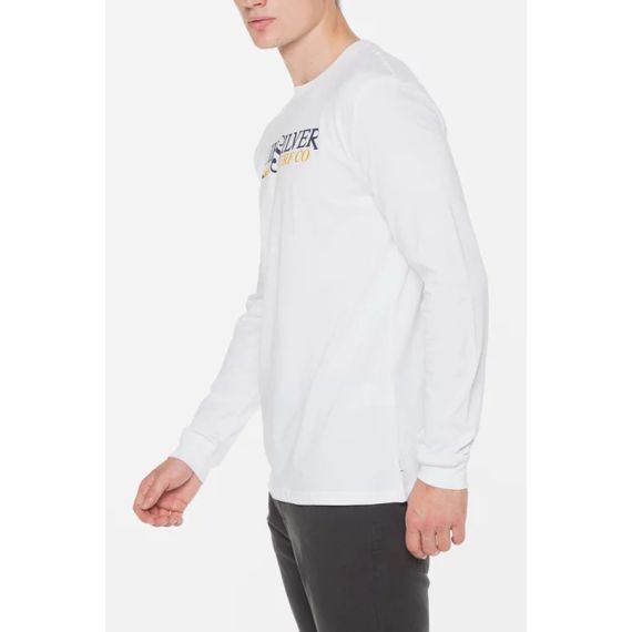 Quiksilver T-Shirt EQYZT06592-WBB0 Denial Twist White - Mακρυμάνικες στο Bodyman