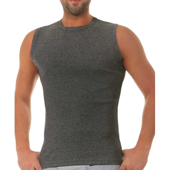 Apple Boxer Φανέλα Αμάνικη 0310362 Anthracite - Φανέλες στο Bodyman