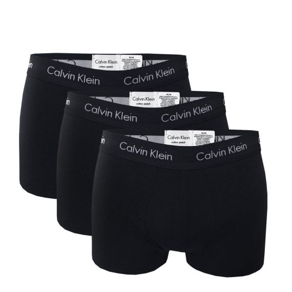 Calvin Klein 3 Pack Boxer U2664G-XWB Black