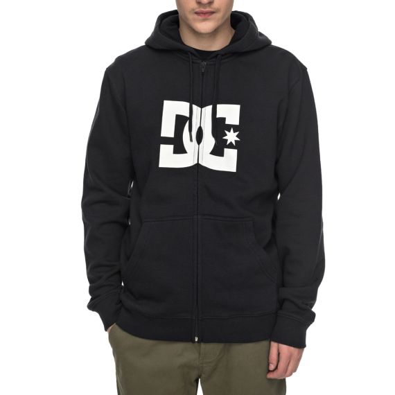 DC Ziphood EDYFT03267-KVJ0 Star Black - Ζακέτες στο Bodyman