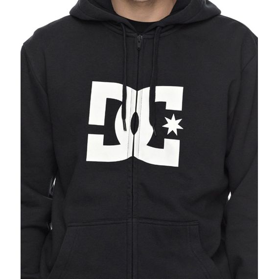 DC Ziphood EDYFT03267-KVJ0 Star Black - Ζακέτες στο Bodyman