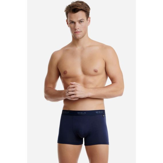 Walk Boxer Bamboo W1770-03 Dark Blue - Boxer στο Bodyman