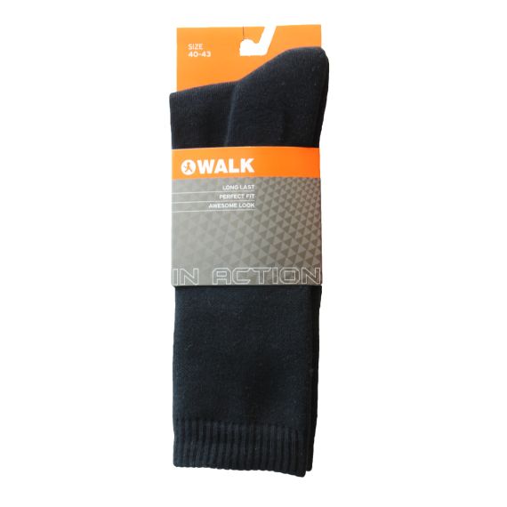 Walk Κάλτσα Αθλητική W120-02 Black - Κάλτσες στο Bodyman