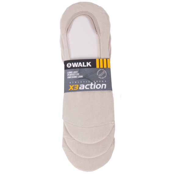 Walk Socks Σουμπάς 3Pack  V25 Beige - Κάλτσες στο Bodyman