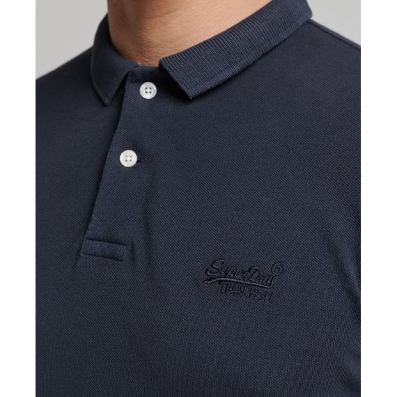 Superdry  Polo T-Shirt M1110345A-09S Destroy Polo Navy - Polo μπλούζες στο Bodyman