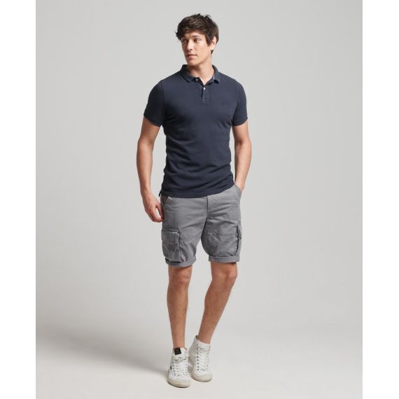 Superdry  Polo T-Shirt M1110345A-09S Destroy Polo Navy - Polo μπλούζες στο Bodyman