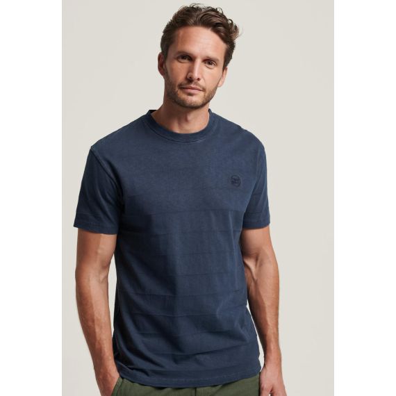 Superdry Ανδρικό T-shirt M1011570A-98T Vintage Texture Tee Navy - T-Shirt  στο Bodyman
