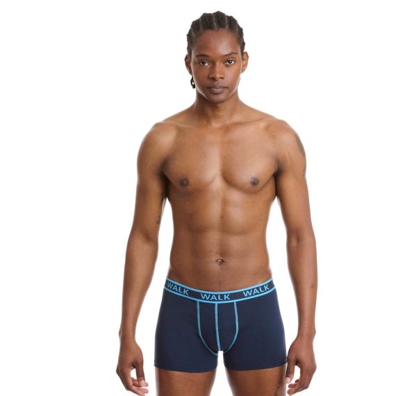 Walk Boxer 2Pack W1756-0338 Μπλε Σκ. Τυρκουάζ - Boxer στο Bodyman