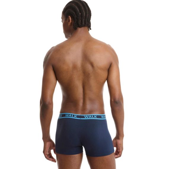 Walk Boxer 2Pack W1756-0338 Μπλε Σκ. Τυρκουάζ - Boxer στο Bodyman