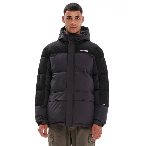 Emerson Μπουφάν 232.EM10.57 Ebony/Black Puffer - Μπουφάν στο Bodyman