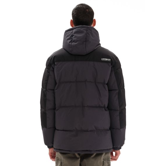 Emerson Μπουφάν 232.EM10.57 Ebony/Black Puffer - Μπουφάν στο Bodyman