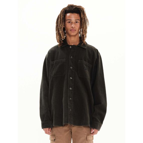 Emerson πουκάμισο 232.EM60.22A Overshirt Olive - Μακρυμάνικα Πουκάμισα  στο Bodyman