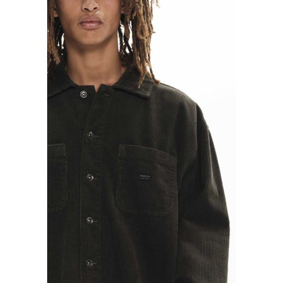Emerson πουκάμισο 232.EM60.22A Overshirt Olive - Μακρυμάνικα Πουκάμισα  στο Bodyman