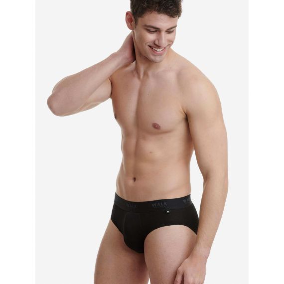Walk Slip Bamboo W1775-02 Black - Slip στο Bodyman