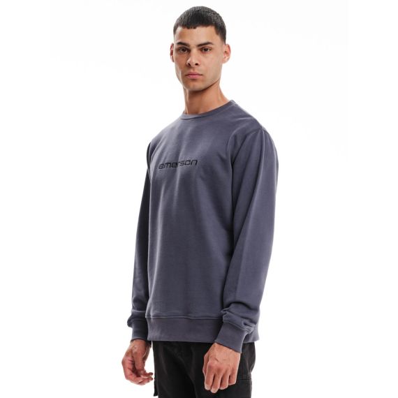 Emerson Φούτερ Crew 232.EM20.10 Stone Blue - Φούτερ χωρίς κουκούλα  στο Bodyman