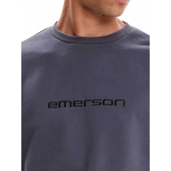 Emerson Φούτερ Crew 232.EM20.10 Stone Blue - Φούτερ χωρίς κουκούλα  στο Bodyman