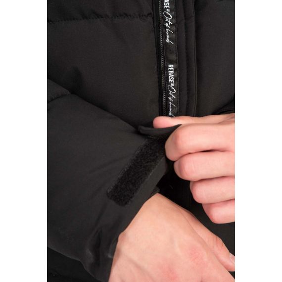 Rebase Jacket 232.RJK.186 Puffer Black - Μπουφάν στο Bodyman