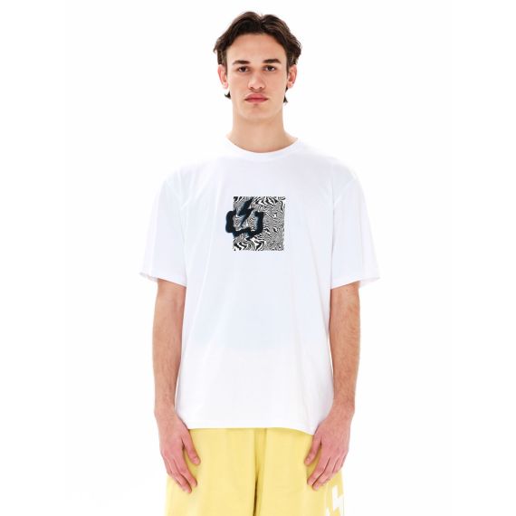 Emerson Ανδρική Βαμβακερή Μπλούζα Λευκή Straight Fit 241.EM33.08 - T-Shirt  στο Bodyman
