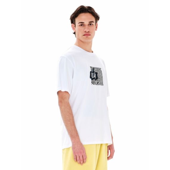 Emerson Ανδρική Βαμβακερή Μπλούζα Λευκή Straight Fit 241.EM33.08 - T-Shirt  στο Bodyman