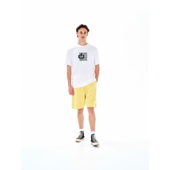 Emerson Ανδρική Βαμβακερή Μπλούζα Λευκή Straight Fit 241.EM33.08 - T-Shirt  στο Bodyman