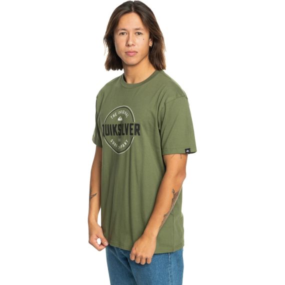 Quiksilver T-Shirt EQYZT07680-GPH0 Circle Up Khaki - T-Shirt  στο Bodyman