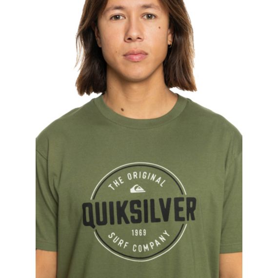 Quiksilver T-Shirt EQYZT07680-GPH0 Circle Up Khaki - T-Shirt  στο Bodyman