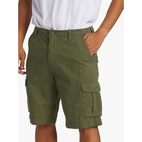 Quiksilver Ανδρική Βερμούδα Cargo AQYWS03238-GPH0 Crucial Battle Short Khaki - Βερμούδες στο Bodyman