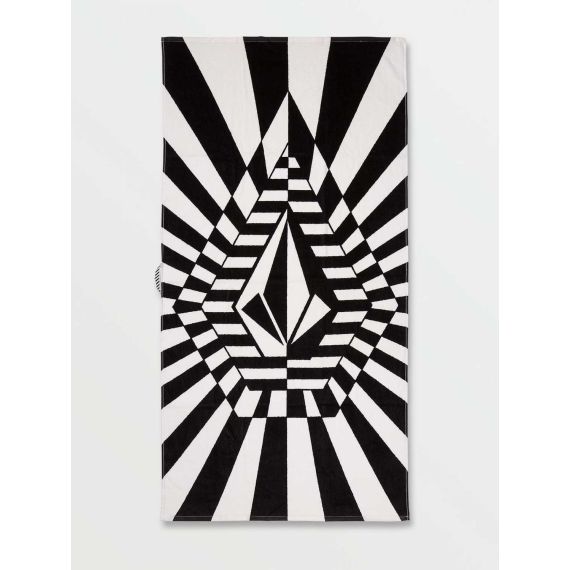 Volcom Πετσέτα Θαλάσσης VMXX013ZYWC-BWH-Black-White 100cm x 155cm - Πετσέτες Θάλασσας  στο Bodyman