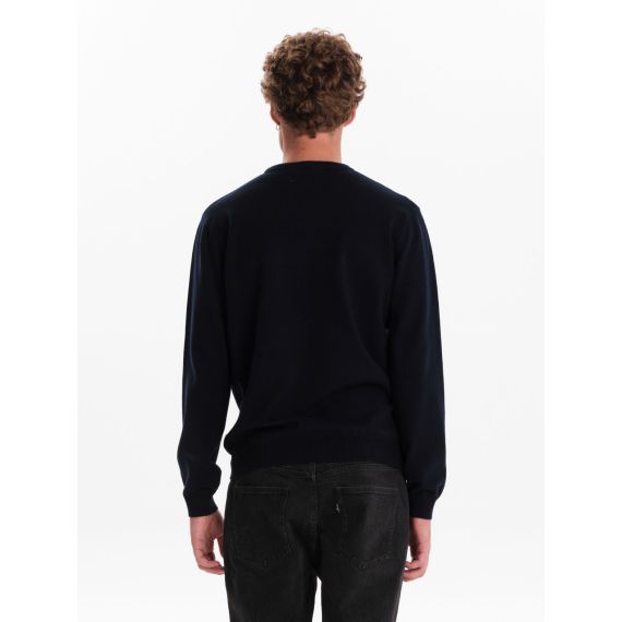 Emerson Ανδρικό Βαμβακερό Πουλόβερ 242.EM70.90 Navy Blue - Πουλόβερ στο Bodyman