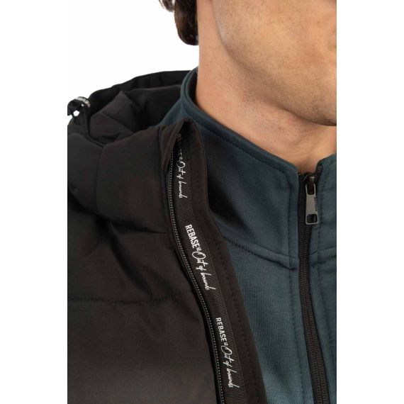 Rebase Ανδρικό Μπουφάν Puffer 242RJK-2004 Black - Μπουφάν στο Bodyman