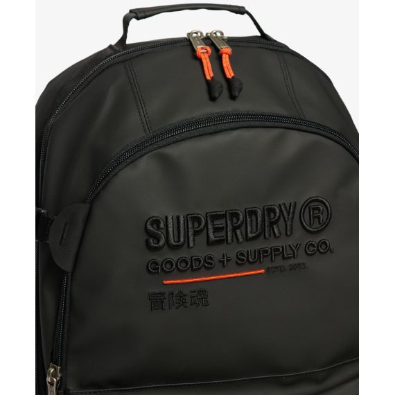 Superdry Τσάντα Πλάτης W9110393A-02A Tarp Utility Black ωωωω - Τσάντες Σακίδια στο Bodyman